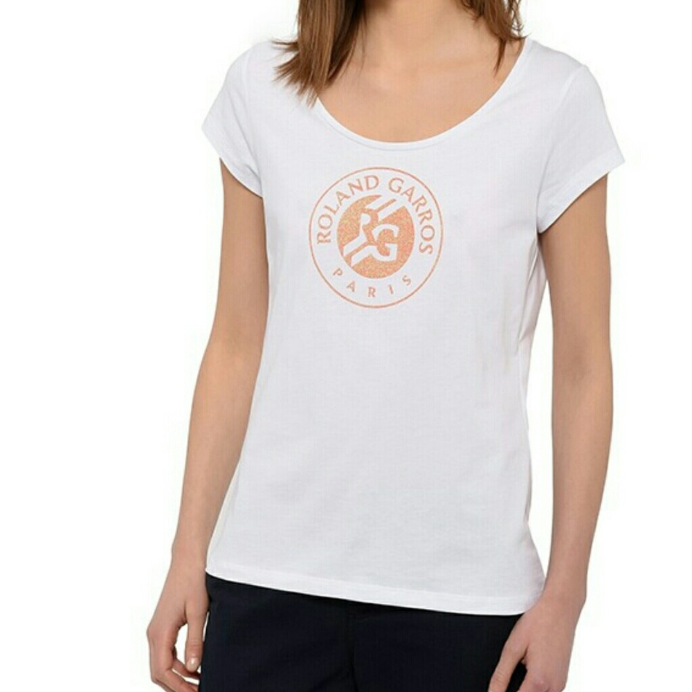 Roland Garros Paris Top glitter logo
